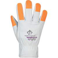 Endura Pro High-Visibility Cut-Resistant Gloves, Size Small, Cowhide Shell, ASTM ANSI Level A6 Nassau Supply
