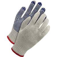 Deny&reg; Poly-Cotton Glove with PVC Dots, Size Small Nassau Supply