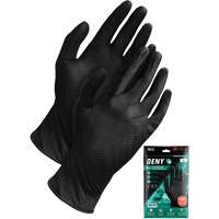 Deny&reg; Disposable Gloves, Small, Nitrile, 6-mil, Powder-Free, Black Nassau Supply