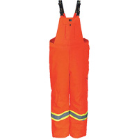 Heavy-Duty FR-Treated Journeyman 300D Trilobal Rip-Stop Coveralls, Polyester, Small, High Visibility Orange Nassau Supply