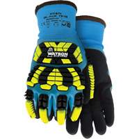 9393TPR Stealth Black Ops Winter Impact Gloves, Small, Foam Latex Palm, Knit Wrist Cuff Nassau Supply