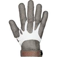 MMG Food Safe Metal Chainmail Gloves, Size 2X-Small, Stainless Steel Shell, ASTM ANSI Level A9 Nassau Supply