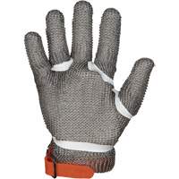 MMG Food Safe Metal Chainmail Gloves, Size 2X-Small, Stainless Steel Shell, ASTM ANSI Level A9 Nassau Supply