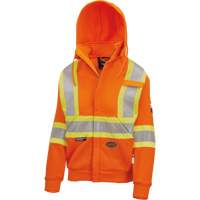 Chandail lourd avec capuchon, Femmes, T-petit, Orange haute visibilit&eacute; Nassau Supply