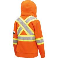 Chandail lourd avec capuchon, Femmes, T-petit, Orange haute visibilit&eacute; Nassau Supply