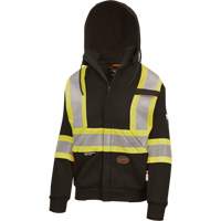 Chandail lourd avec capuchon, Femmes, T-petit, Noir Nassau Supply