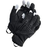 X-Site&reg; Impact Trigger Finger Gloves, Suede Palm, Size X-Small Nassau Supply