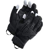 X-Site&reg; Impact Trigger Finger Gloves, Suede Palm, Size X-Small Nassau Supply