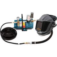 Syst&egrave;me de soudage &agrave; bouclier &agrave; air fourni et &agrave; visi&egrave;re rabattable MAXSHIELD pour 1 travailleur Nassau Supply
