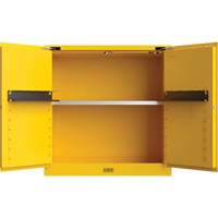 Armoire de s&eacute;curit&eacute; pour produits inflammables Utili-Guard+, 30 gal., 1 Porte(s), 43" La x 44" h x 22" p Nassau Supply