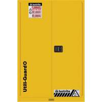 Armoire de s&eacute;curit&eacute; pour produits inflammables Utili-Guard+, 45 gal., 2 Porte(s), 43" La x 65" h x 22" p Nassau Supply