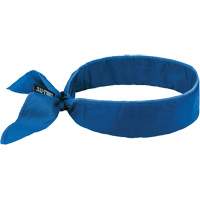 Bandeau de refroidissement Chill-Its 6702 avec polym&egrave;res int&eacute;gr&eacute;s et fermeture &agrave; nouer, Bleu Nassau Supply
