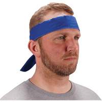 Bandeau de refroidissement Chill-Its 6702 avec polym&egrave;res int&eacute;gr&eacute;s et fermeture &agrave; nouer, Bleu Nassau Supply