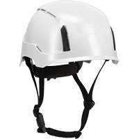 North&reg; RZRBack Industrial Climbing Helmet, Meets CSA Type 2, Ratchet Suspension, Vented Nassau Supply