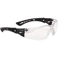 Rush+ Small BSSI Safety Glasses, Clear Lens, Anti-Fog/Anti-Scratch, ANSI Z87+ Nassau Supply