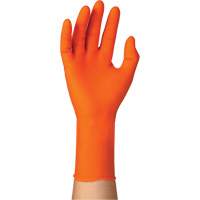 Gants jetables TOUCHNTUFF 93-800, 6,5/7, Latex/N&eacute;opr&egrave;ne/Nitrile, 23,6-mils, Sans poudre, Orange Nassau Supply