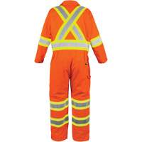 Combinaison non doubl&eacute;e haute visibilit&eacute;, Petit, Orange haute visibilit&eacute; Nassau Supply