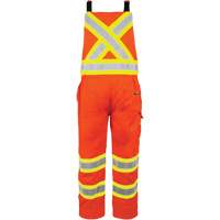 Salopette non doubl&eacute;e haute visibilit&eacute;, T-petit, Orange haute visibilit&eacute; Nassau Supply