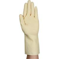 AlphaTec&reg; 87-137 Lightweight Natural Gloves, Size 7, 11.8" L, Rubber Latex, 16-mil Nassau Supply