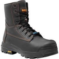 Bottes de travail Metpro Flex avec protecteur m&eacute;tatarsien, Cuir, Taille 4, Imperm&eacute;able Nassau Supply