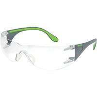 Lunettes de s&eacute;curit&eacute; gris/vert Adapt Lite, Lentille Transparent, Antibu&eacute;e/Anti-&eacute;gratignures, ANSI Z87+/R&eacute;pond ou surpasse la norme CSA Z94.3 Nassau Supply