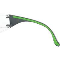 Lunettes de s&eacute;curit&eacute; gris/vert Adapt Lite, Lentille Transparent, Antibu&eacute;e/Anti-&eacute;gratignures, ANSI Z87+/R&eacute;pond ou surpasse la norme CSA Z94.3 Nassau Supply