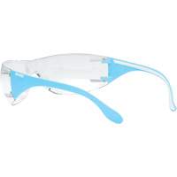 Lunettes de s&eacute;curit&eacute; bleu/blanc Adapt Lite, Lentille Transparent, Antibu&eacute;e/Anti-&eacute;gratignures, ANSI Z87+/R&eacute;pond ou surpasse la norme CSA Z94.3 Nassau Supply
