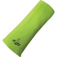 Manchette r&eacute;sistante &agrave; la coupe Cut-X, Fibre de verre/Poly&eacute;thyl&egrave;ne, 10", ASTM ANSI niveau A4, Lime haute visibilit&eacute; Nassau Supply
