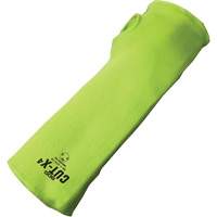 Manchette r&eacute;sistante &agrave; la coupe avec ouverture pour le pouce Cut-X, Fibre de verre/Poly&eacute;thyl&egrave;ne, 10", ASTM ANSI niveau A4, Lime haute visibilit&eacute; Nassau Supply