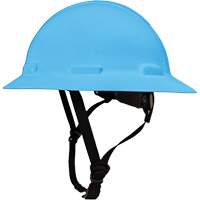LIDGUARD&reg; Full Brim Hardhat with Chinstrap, Meets CSA Type 1, Ratchet Suspension, Vented Nassau Supply