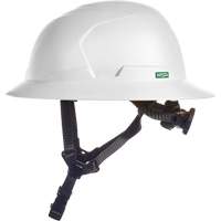 V-Gard H2&reg; Full Brim Safety Helmet, Ratchet Suspension, Non-Vented Nassau Supply