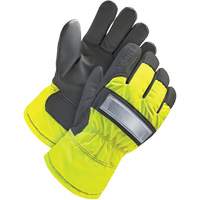 High-Visibility Fitter's Glove, X-Small, Grain Goatskin Palm, Thinsulate Inner Lining Nassau Supply