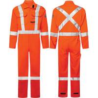 Combinaisons Avenger, 7 oz, Taille 36, Orange haute visibilit&eacute; Nassau Supply