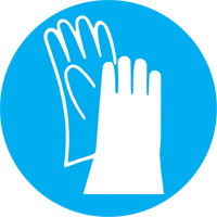 Right to Know Pictogram Labels -Boots, Vinyl, Sheet, 5/8" L x 3/4" W Nassau Supply
