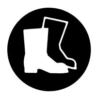 Right to Know Pictogram Labels - Full Protection Suit, Vinyl, Sheet, 5/8" L x 3/4" W Nassau Supply