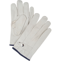 Standard-Duty Ropers Gloves, X-Large, Grain Cowhide Palm Nassau Supply