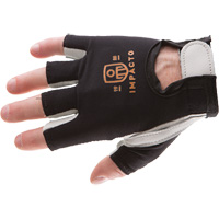 Anti-Impact Right-Hand Glove, Small, Goatskin/Split Leather Palm, Hook & Loop Cuff Nassau Supply