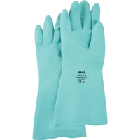Gants &agrave; prise &agrave; motif en Z StanSolv, Taille 6/T-petit, 13" lo, Nitrile, 15 mils Nassau Supply