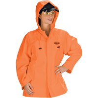 V&ecirc;tements imperm&eacute;ables Hurricane ignifuges et r&eacute;sistants &agrave; l'huile, veste, 4T-Grand, Orange haute visibilit&eacute; Nassau Supply