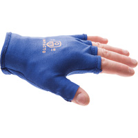 Anti-Impact Fingerless Right-Hand Glove Liner, 6/X-Small, Synthetic Palm, Slip-On Cuff Nassau Supply