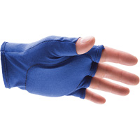Anti-Impact Fingerless Right-Hand Glove Liner, 6/X-Small, Synthetic Palm, Slip-On Cuff Nassau Supply