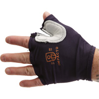 Gant sans doigts Tool Grip avec pi&egrave;ce de sangle, droit, Taille T-petit, Paume Su&egrave;de Nassau Supply
