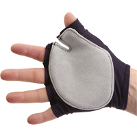 Gant sans doigts Tool Grip avec pi&egrave;ce de sangle, droit, Taille T-petit, Paume Su&egrave;de Nassau Supply