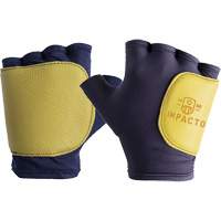 Palm and Side Impact Glove Liner-Right, X-Small, Grain Leather Palm, Slip-On Cuff SR293 | Nassau Supply