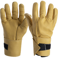 Gants antivibrations Air Glove, Taille T-petit, Paume Cuir fleur Nassau Supply
