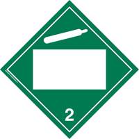 Non-Toxic Gas TDG Placard, Plastic Nassau Supply
