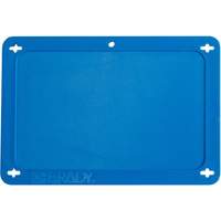 &eacute;tiquette vierge pour vanne, Plastique, 4-3/4" la x 3-1/4" h Nassau Supply