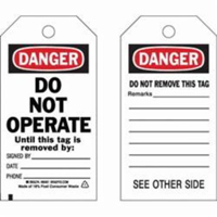 &eacute;tiquettes de s&eacute;curit&eacute; auto-plastifiantes, Polyester, 3" la x 5-3/4" h, Anglais Nassau Supply