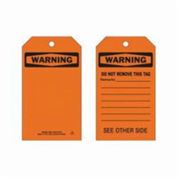 &eacute;tiquettes de s&eacute;curit&eacute; auto-plastifiantes, Polyester, 4" la x 7" h, Anglais Nassau Supply