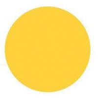 &eacute;tiquettes rondes inscriptibles, Cercle, 3" lo x 3" la, Jaune Nassau Supply